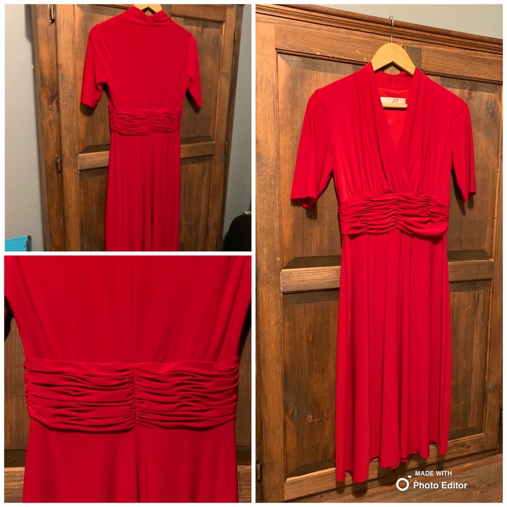 Red dress